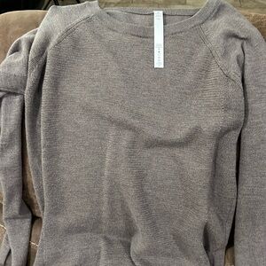 lululemon brand new grayish brown sweater.
